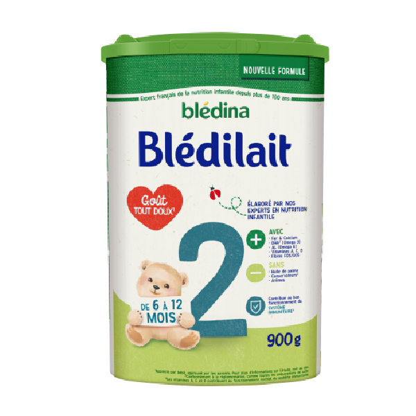 Sữa bột Bledina Bledilait số 2 – 900g - Hộp 900g - sữa tự nhiên