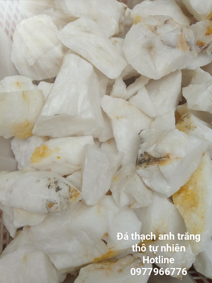 Đá Thạch Anh Trắng Thô Tự Nhiên Loại Đẹp (1 kg)