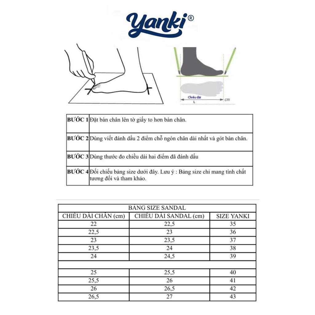 Giày Sandal Nữ Quai Ngang Thời Trang YANKI Sport YK278 - Hồng