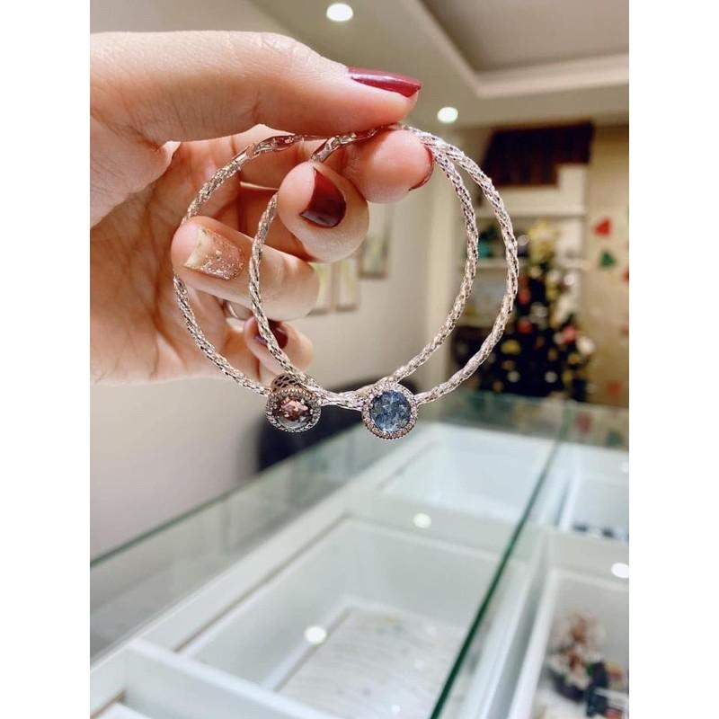 Vòng tay mix charm MẪU MỚI lắc tay bạc phong thuỷ thiết kế mới hiện đại mang lại may mắn cho bạn