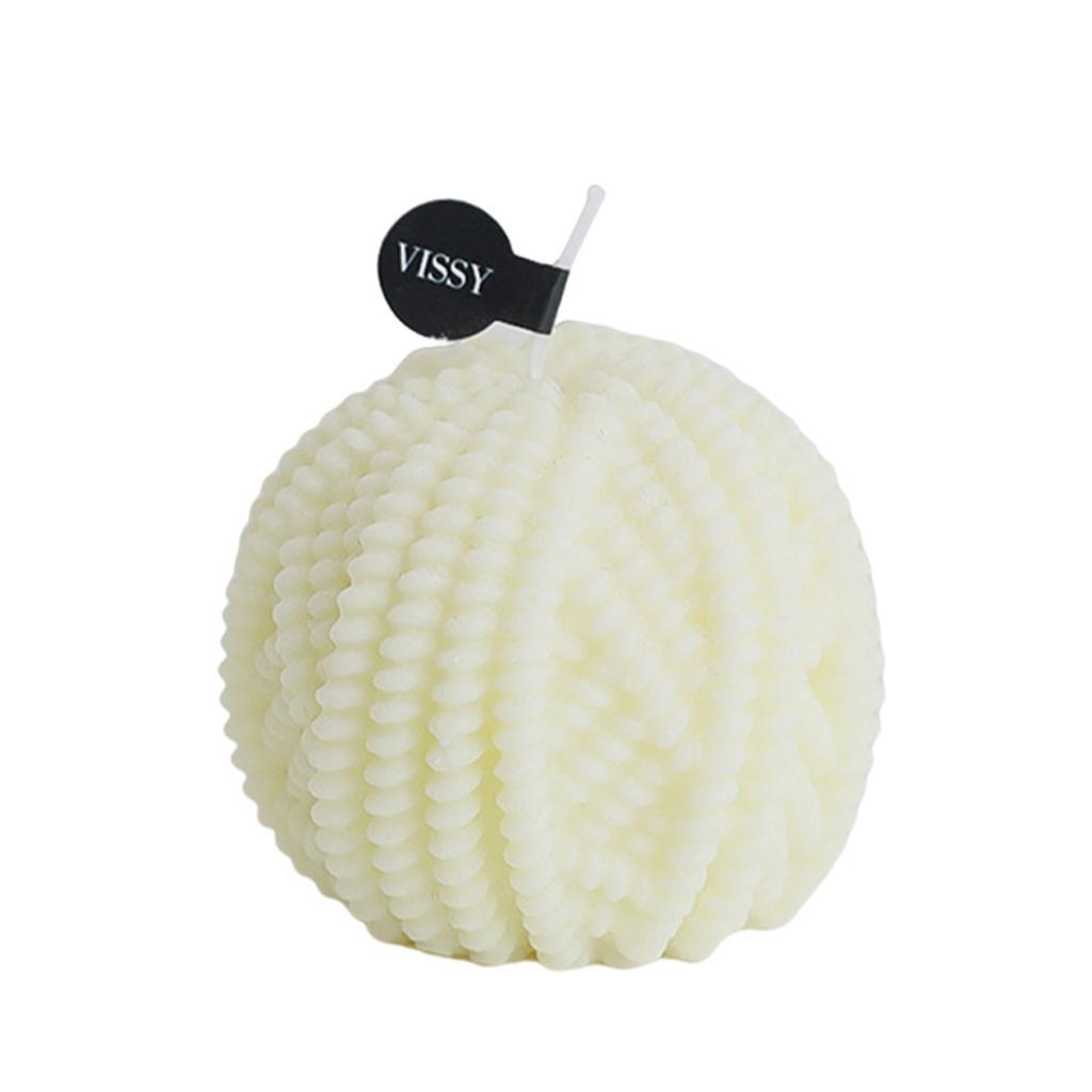 3 Pieces Ball of Yarn Candle Paraffin Handmade Home Use Relaxing Birthday