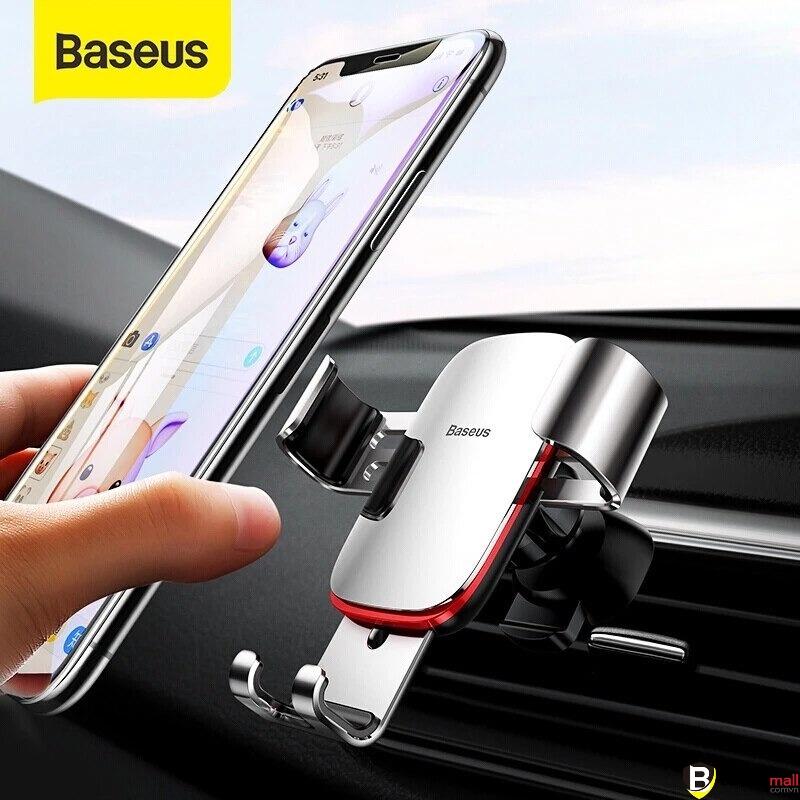 Bộ đế giữ điện thoại khóa tự động dùng cho xe hơi Baseus Metal Age Gravity Car Mount-Hàng chính hãng