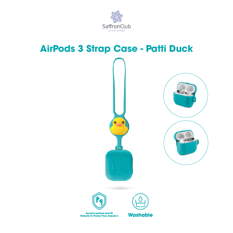 AirPods 3 Strap Case hàng chính hãng Bone - Maru Penguin