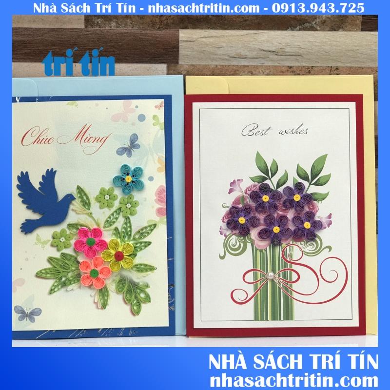 Thiệp handmade 20/11 MẪU NGẪU NHIÊN (vpp trí tín