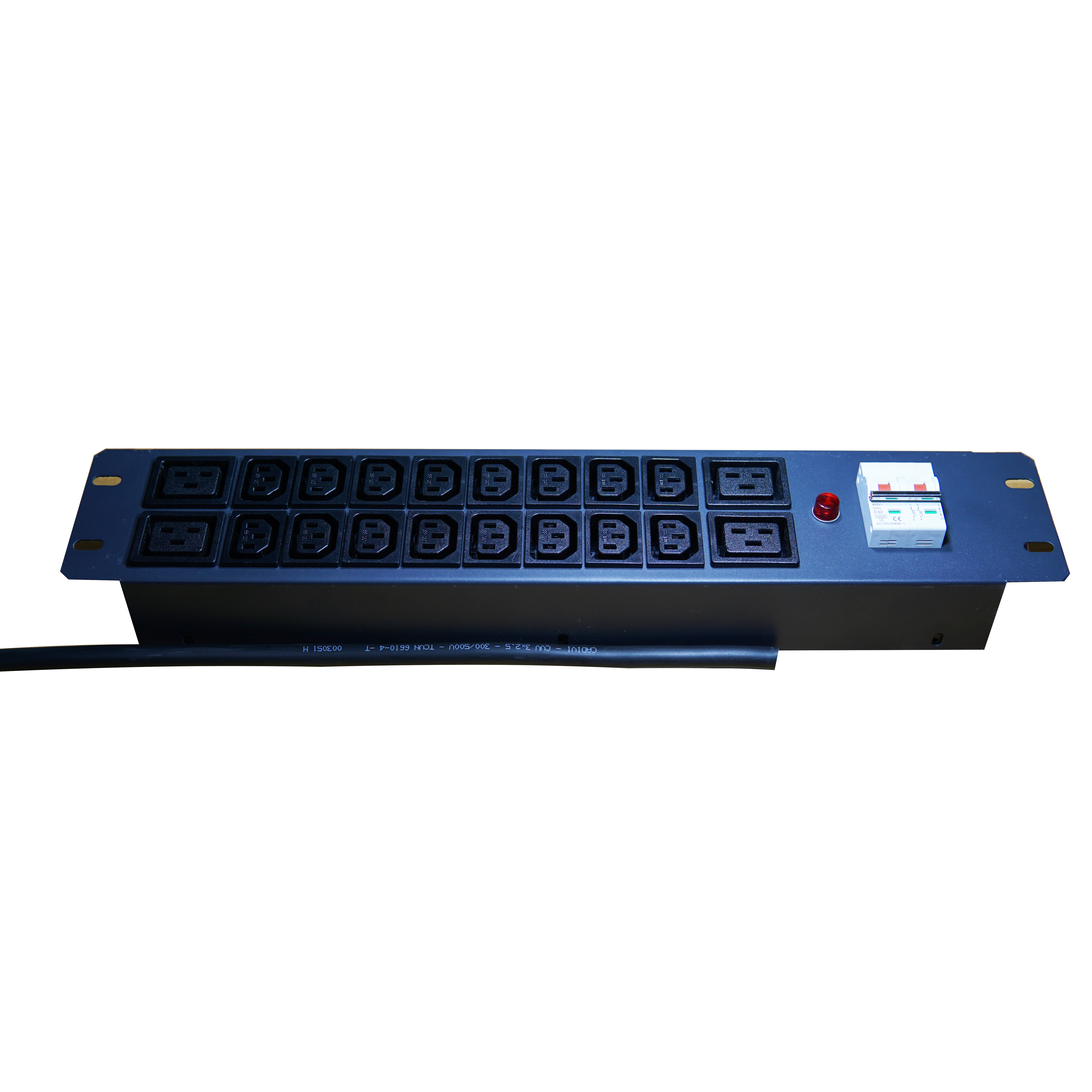 Ổ CẮM ĐIỆN 16 CỔNG C13 & 4 CỔNG C19 2U CHUẨN 19 INH
