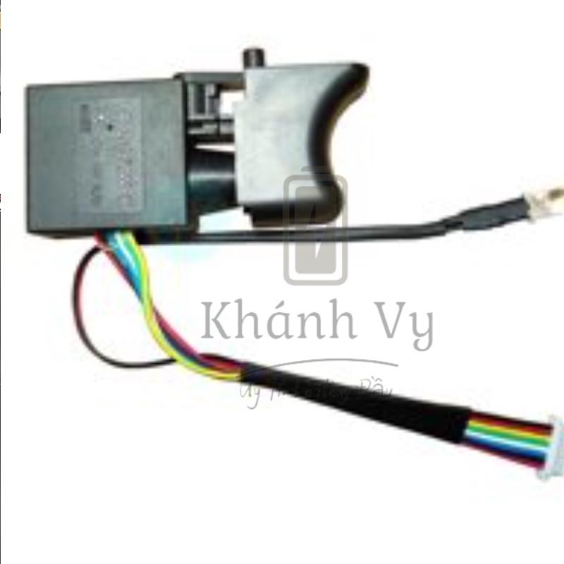 Công tắc máy khoan pin không chổi than sử dụng động cơ từ có led chiếu sáng