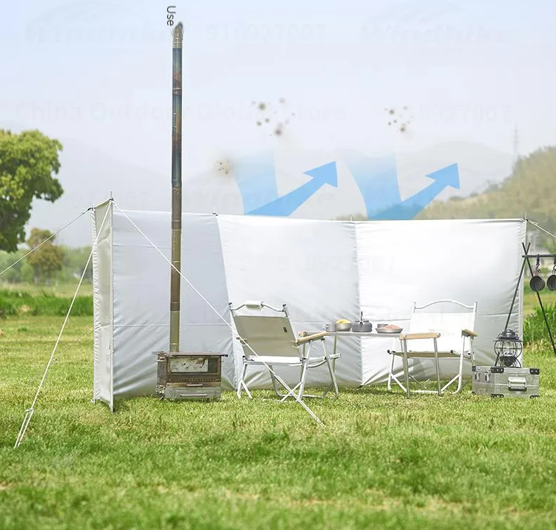 Lều Chắn Gió Cắm Trại Dã Ngoại 210D Silver Wind Resistant Camping (1,4x3m)