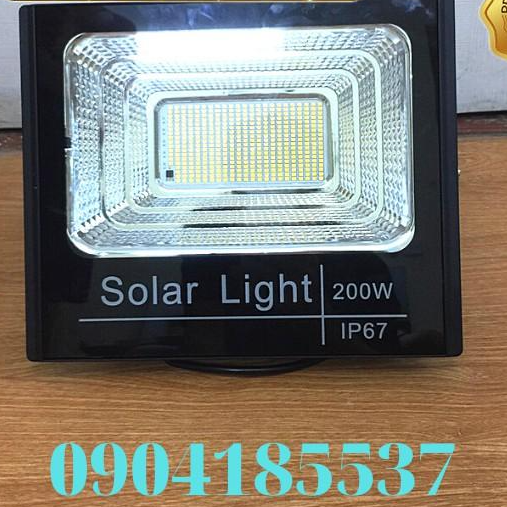 Đèn pha năng lượng 200W ánh sáng vàng, đèn ngoài trời độ bền