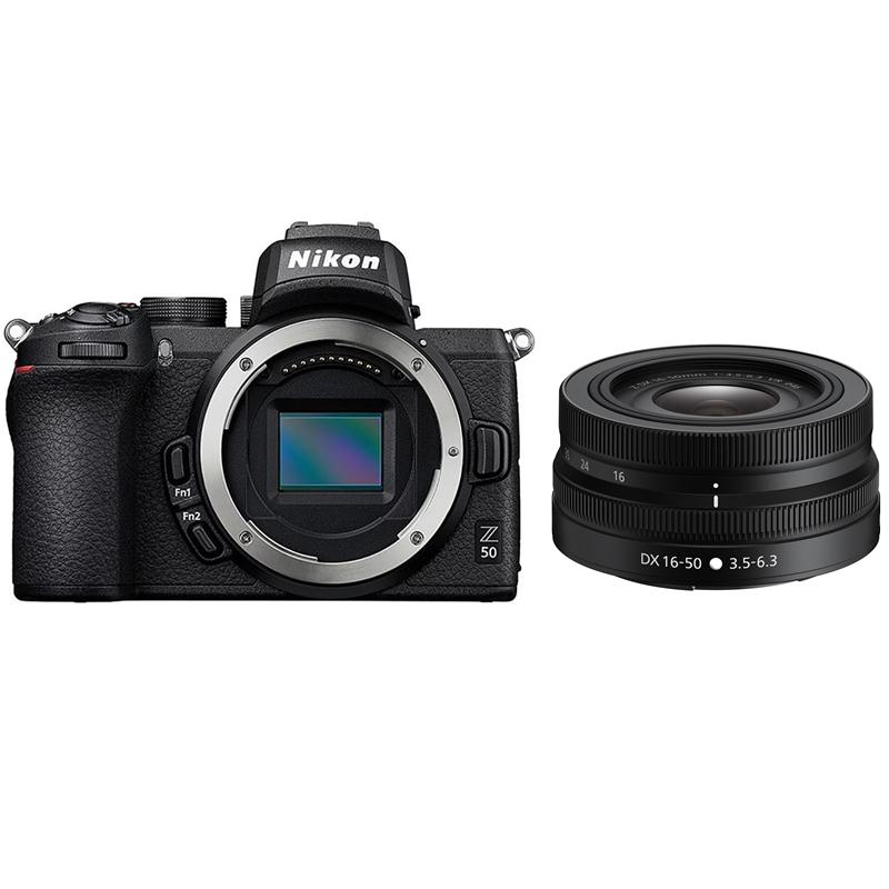 Máy ảnh Nikon Z50 Kit 16-50mm F/3.5-6.3 VR (Tặng Thẻ 16GB) - Hàng Nhập Khẩu