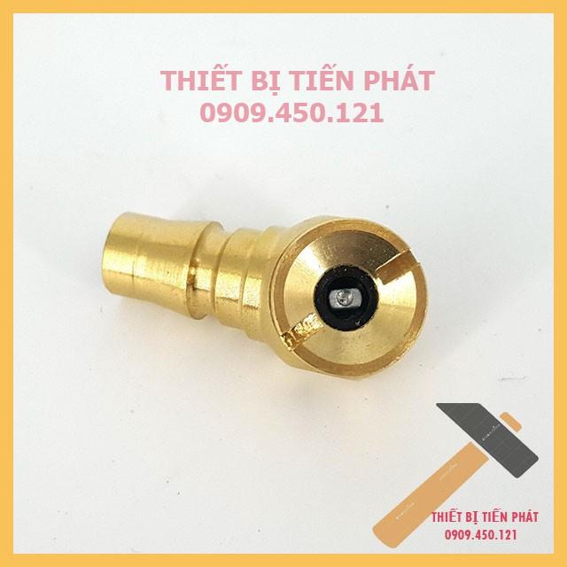 Đầu Bơm Hơi Xe Đồng Thau Loại Gài Ống Tháo Rời Nhanh Chóng