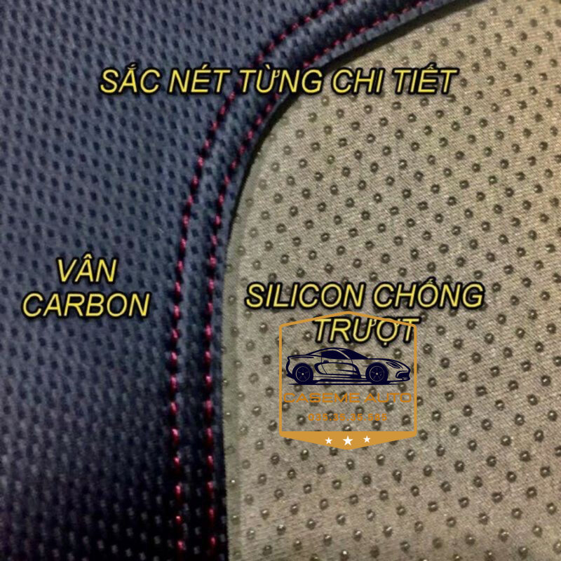 [KIA RIO] Thảm Taplo 3 Lớp Dành Cho Xe KIA RIO, Nhung Lông Cừu Và Da Vân Carbon Cao Cấp - Hàng Chính Hãng