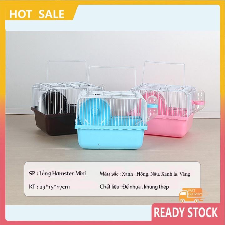 Lồng Hamster mini full phụ kiện nhiều màu cho anh em lựa chọn