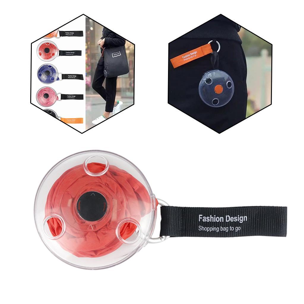 Creative Telescopic Shopping Bag Reusable Eco Friendly & Carabiner