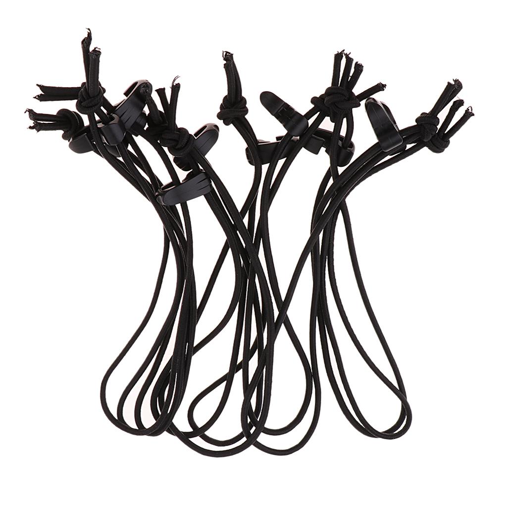 10pcs String Buckle Storage Cord Laces Elastic Kit with Hooks Locks