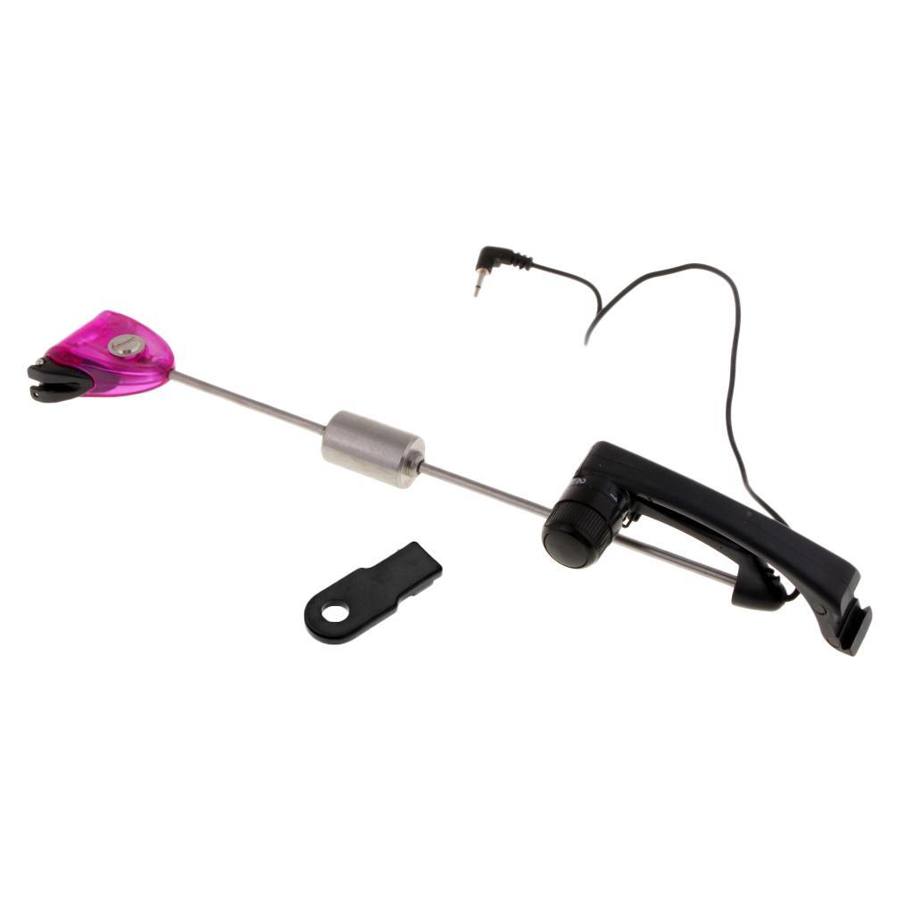 Fishing Bite Alarm Hanger LED Illuminated Bite Indicator for Day / Night Fishing