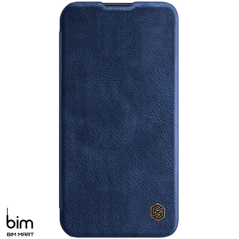 Bao da dành cho iPhone 13 Pro hàng chính hãng Nillkin QIN có nắp trượt bảo vệ camera