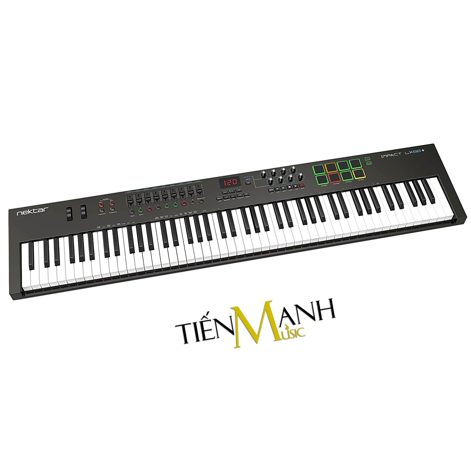 Nektar LX88+ Midi Keyboard Controller 88 Phím Cảm ứng lực Bàn phím sáng tác - Sản xuất âm nhạc Producer LX88 Hàng Chính Hãng - Kèm Móng Gẩy DreamMaker