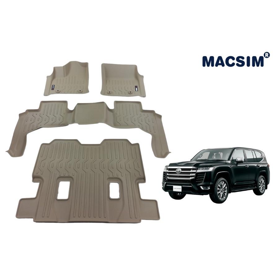 Thảm lót sàn xe ô tô TOYOTA LAND CRUISER 2022 - Nhãn hiệu Macsim chất liệu nhựa TPV cao cấp