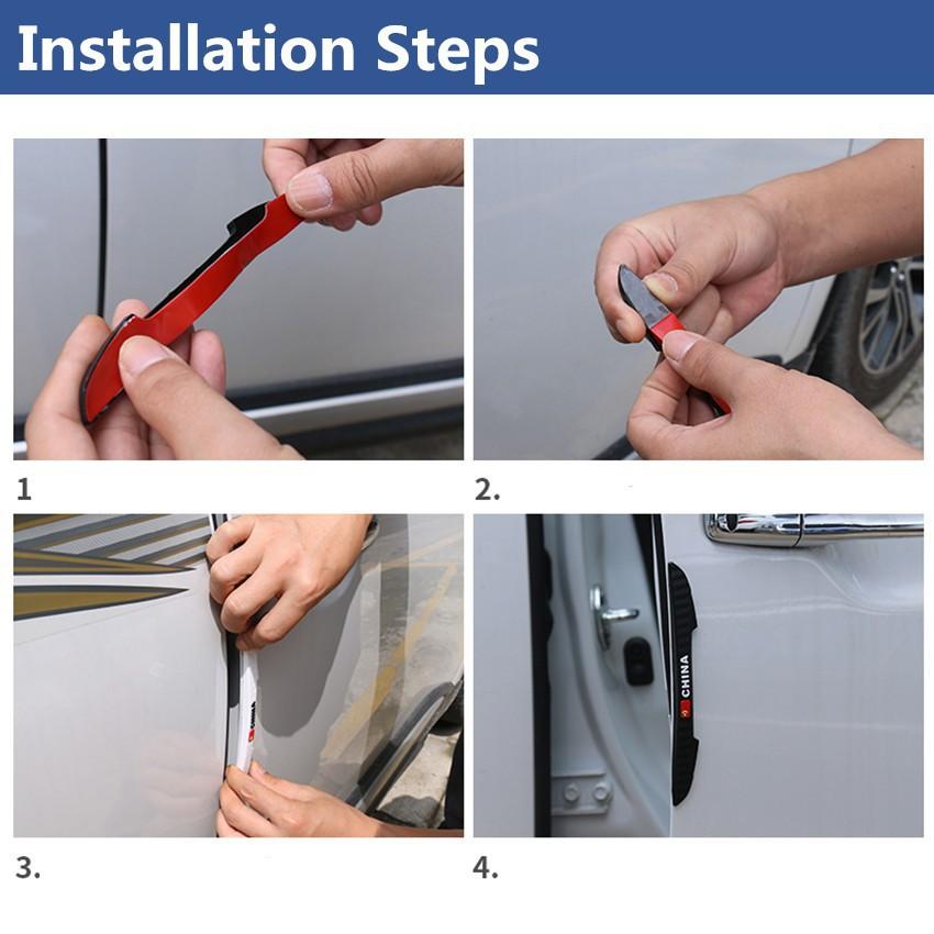 Miếng dán logo xe Mazda chống va đập cửa xe ô tô
