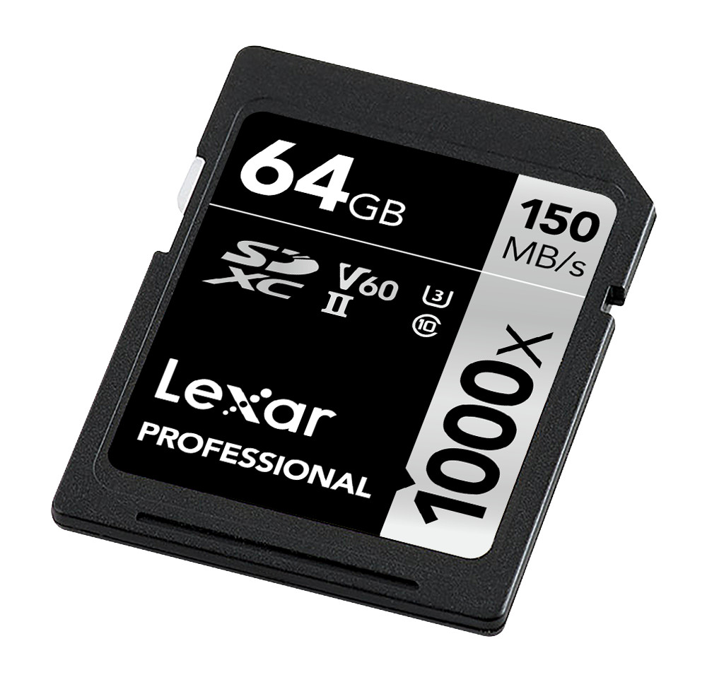 Thẻ Nhớ Lexar SDXC Lexar Professional 1000X 64GB UHS-II 150MB/s - Hàng Chính Hãng