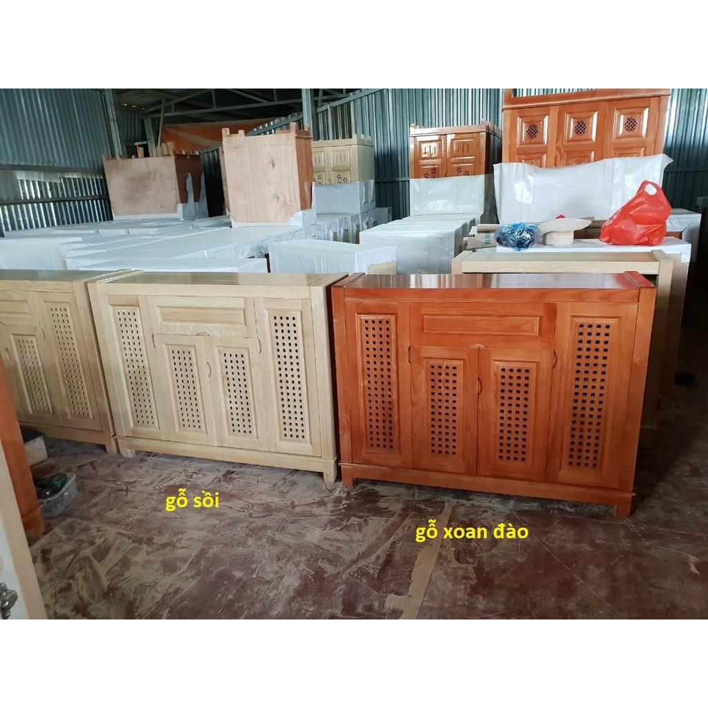 Kệ tủ giày dài 120cm, gỗ sồi, gỗ xoan đào, gỗ hương xám