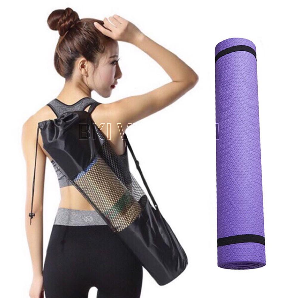 Thảm Tập Yoga Cao Cấp 6 - 8mm Chất liệu TPE Cao Su Non Chống Thấm Nước, Trơn Trượt