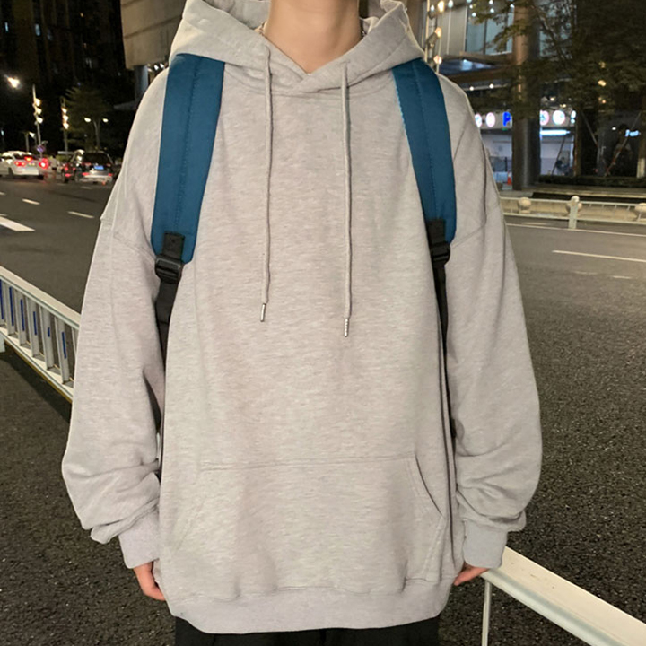 Áo Hoodie Nỉ Bông Trơn MonsterX Form Rộng 5 màu
