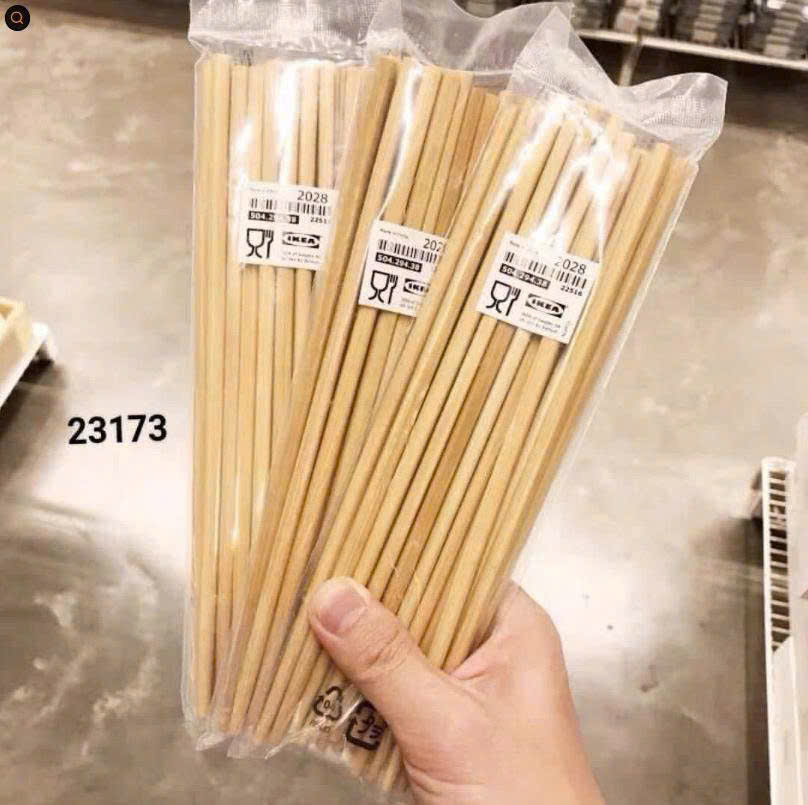 Combo 10 Đôi Đũa Tre IKEA – Đũa Tre Tự Nhiên, Chống Mốc, Dùng Cho Gia Đình &amp; Nhà Hàng- HÀNG CHÍNH HÃNG MINIIN