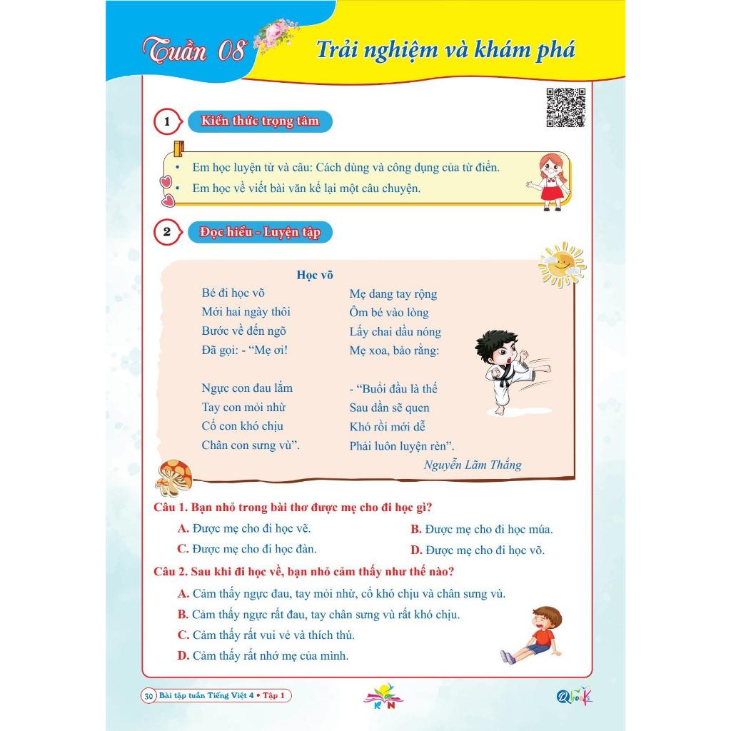 Bài Tập Tuần Tiếng Việt 4 - Tập 1 - Kết Nối Tri Thức Với Cuộc Sống