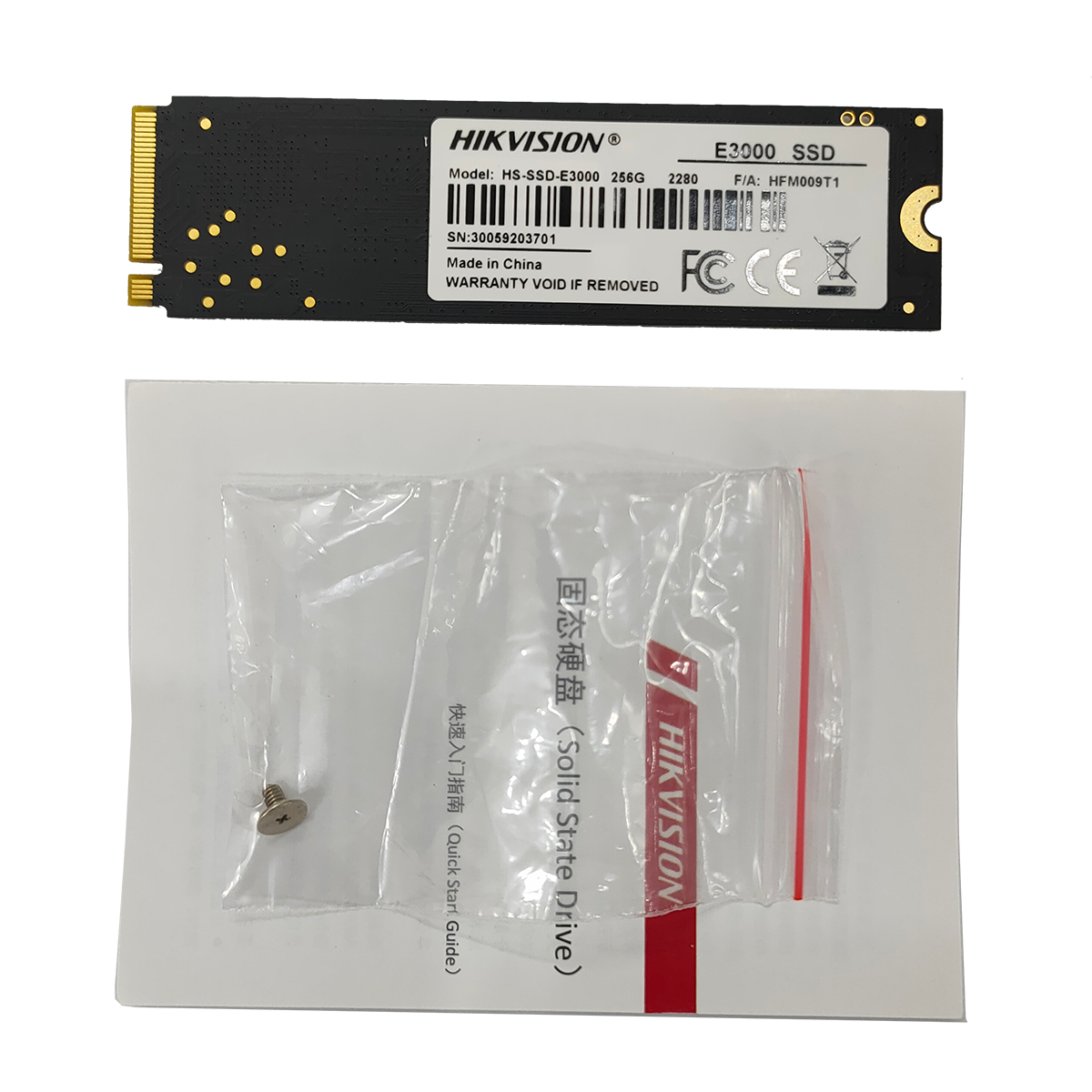 Ổ cứng SSD M.2 Hikvision E3000 256GB NVMe - Hàng chính hãng