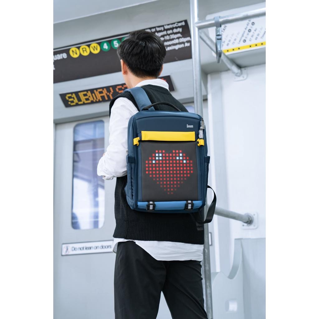 Balo màn hình LED Divoom Pixoo Backpack-S, ngăn chứa laptop 14.5 inch - Hàng chính hãng