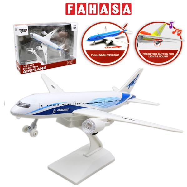Đồ Chơi Mô Hình Máy Bay Thương Mại Có Đèn Và Âm Thanh - Vecto VT885 - Màu Trắng