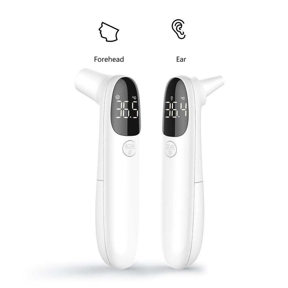 Dual-mode Infrared Thermometer Non-contact Forehead and Ear Thermometer for Kids Children and Adults