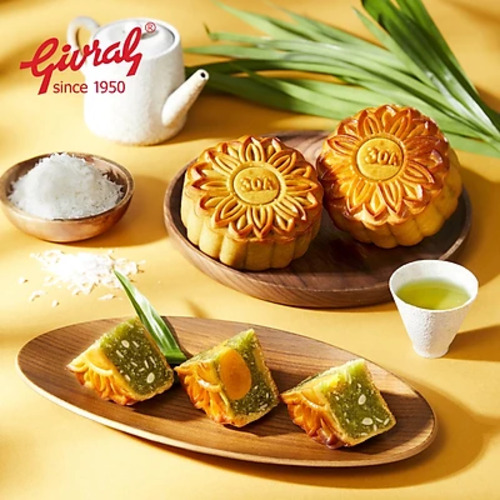 Bánh Trung Thu Dừa Lá Dứa (Mới) (2 Trứng/250gr)