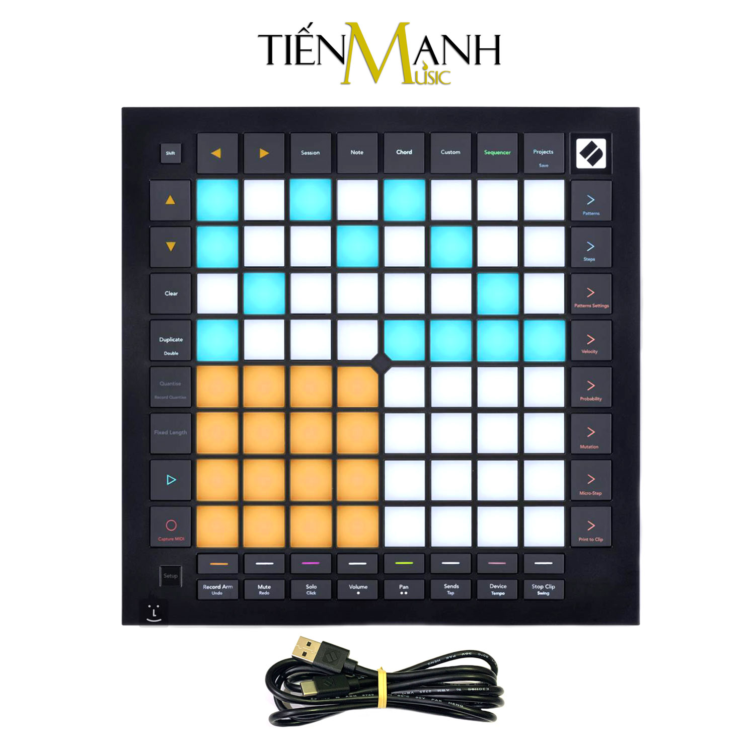 Novation Launchpad Pro MK3 Bàn phím sáng tác - Sản xuất âm nhạc Producer Professional 64-Pad Grid Ableton Live - Kèm Móng Gẩy DreamMaker