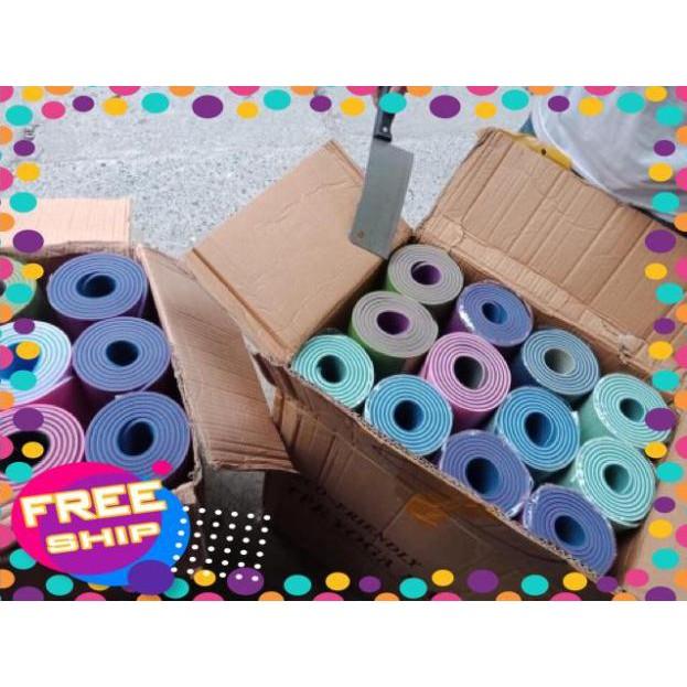 SALE CUỐI TUẦN : Thảm Yoga TPE EcoFriendly 2 lớp cao cấp dày