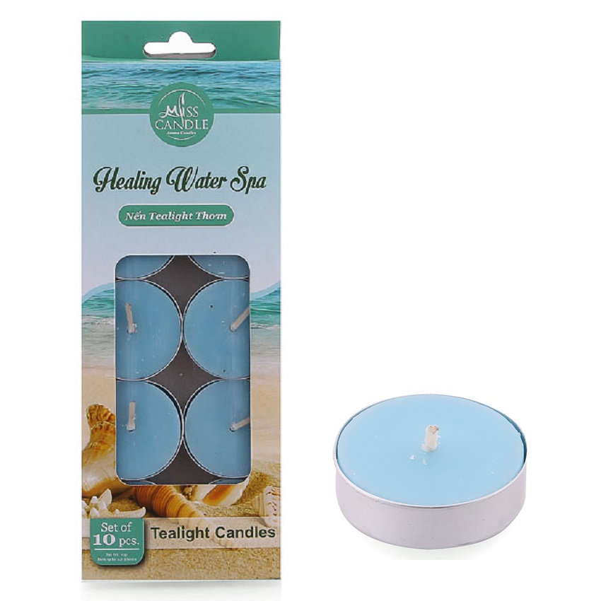Hộp 10 Nến Thơm Hương Thơm Của Biển Miss Candle FtraMart NQM0147
