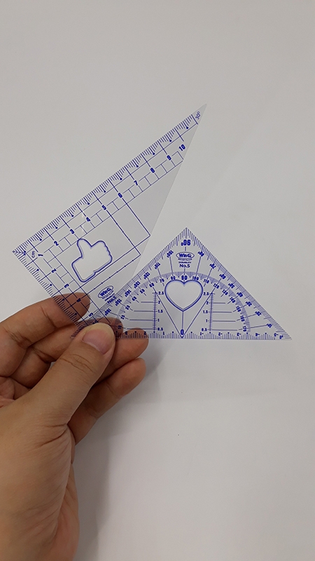 Bộ 6 Thước Eke Nhỏ WinQ No5
