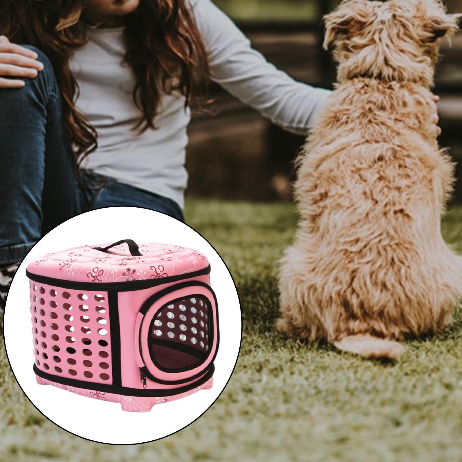 Folding Pet Dog Cat Carrier Kittten Puppy Backpack Bag Comfortable to Wear