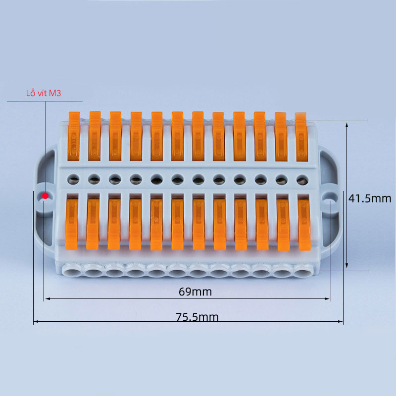 Cút nối dây điện nhanh KV223 ( 6, 8, 10 và 12 cổng)