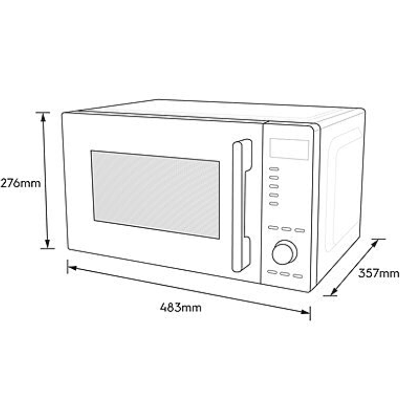 Lò vi sóng Electrolux EMM23D22B - Hàng Chính Hãng