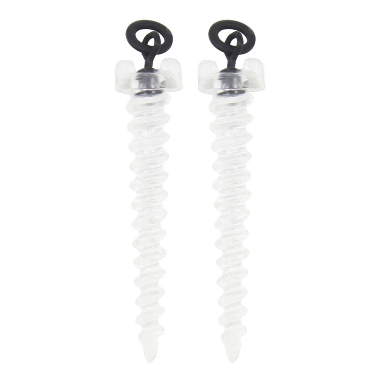 10Pcs Boilie Screw Peg with Swivel Fishing Carp Surface