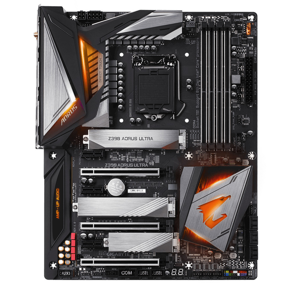 Bo Mạch Chủ Mainboard GIGABYTE Z390 AORUS Ultra  (SK1151) - Hàng Chính Hãng