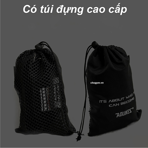 Găng Tay Tập GYM Lifting Grips Aolikes Pro Hở Mu Bàn Tay