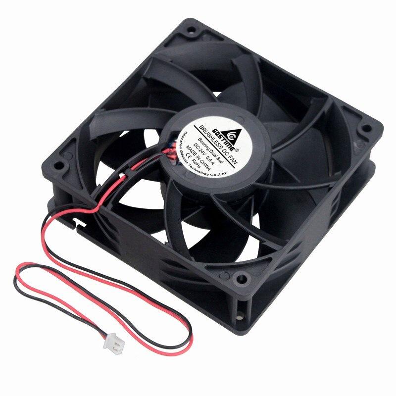 1Pcs Gdstime 11mm x 38mm Ball Bearing 14-Volt PC Cooler 11cm Motor Cooling Fan 14V 0.6A High Speed High Temperature 1Pin 1138