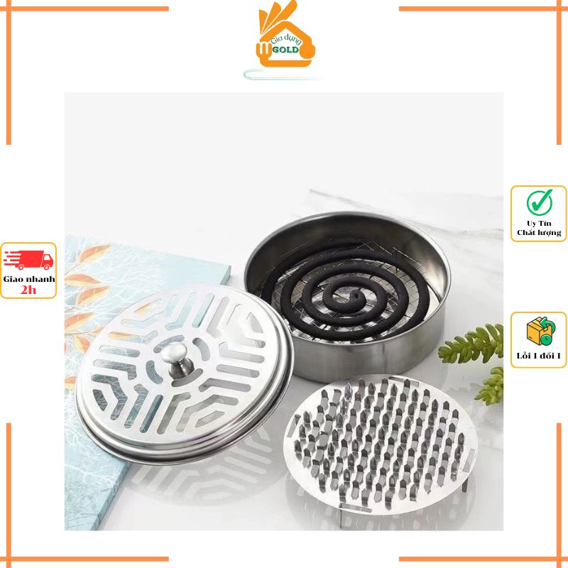 Khay Nhang Muỗi Có Nắp Đậy Chống Cháy