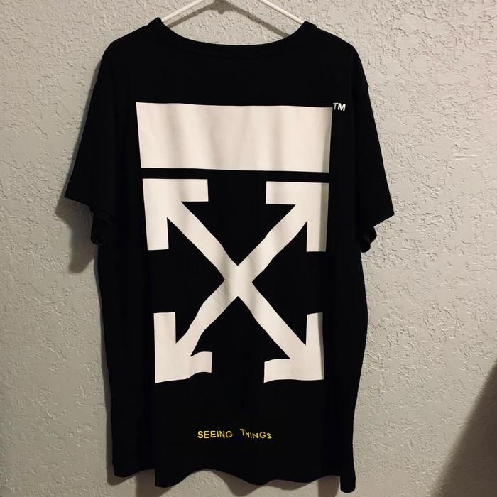 Áo thun Stee OFF WHITE Black and White Unisex The Ngầu Style aothununisex aophongnam