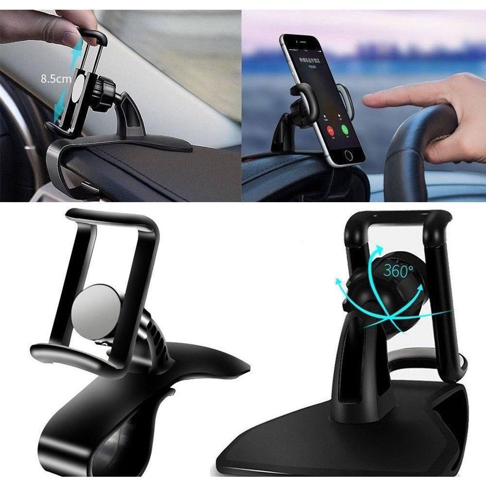 Kẹp Điện Thoại Trên Taplo Ô Tô Magnetic Xoay 360 Độ