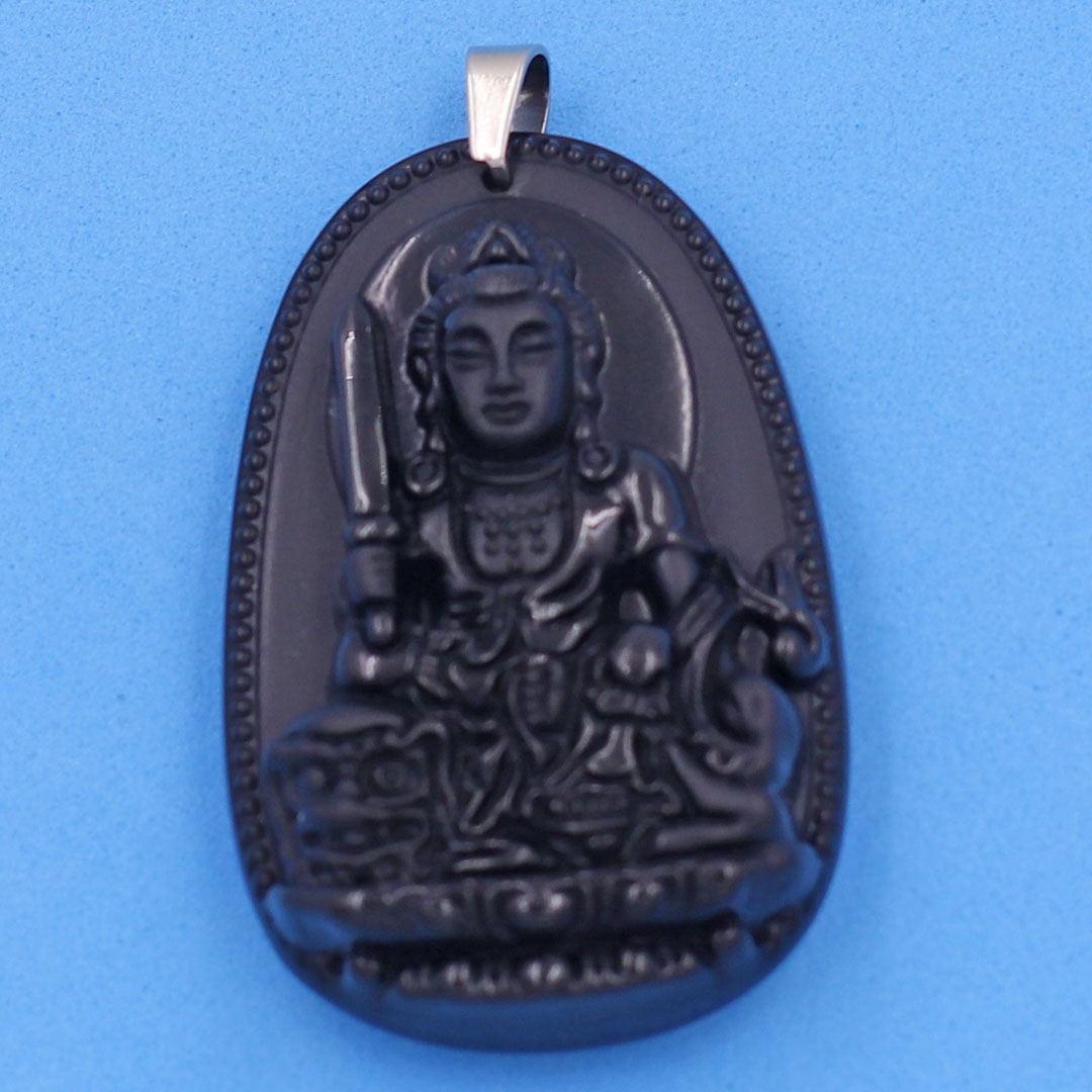 Mặt dây chuyền Văn Thù Bồ Tát 6cm