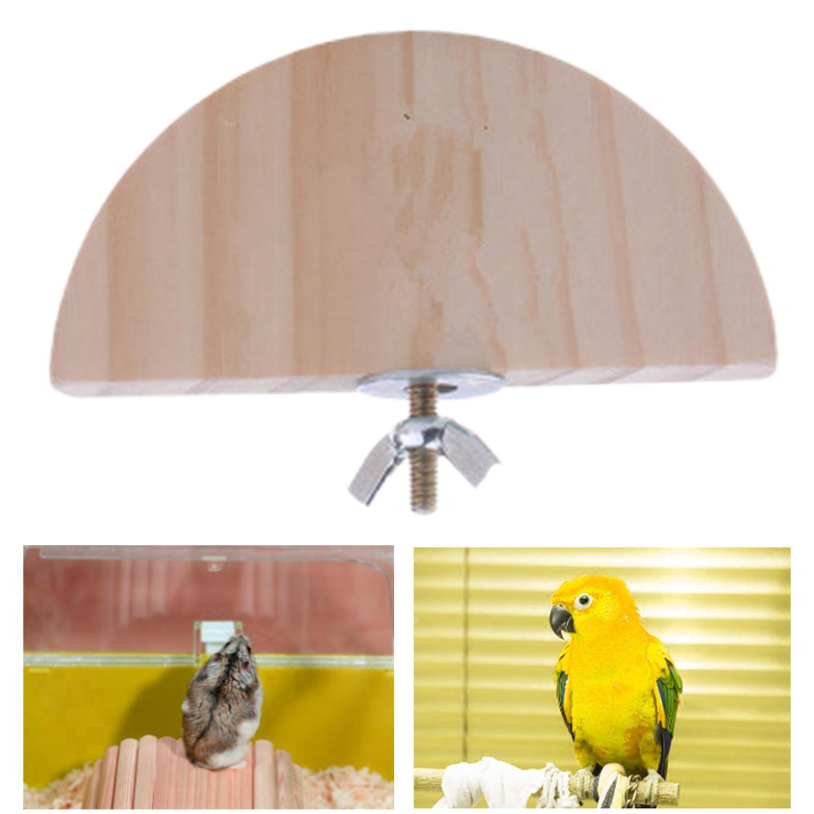 Bird Perch Stand Parrot Platform Board Toy Playground for Cockatiels Budgies